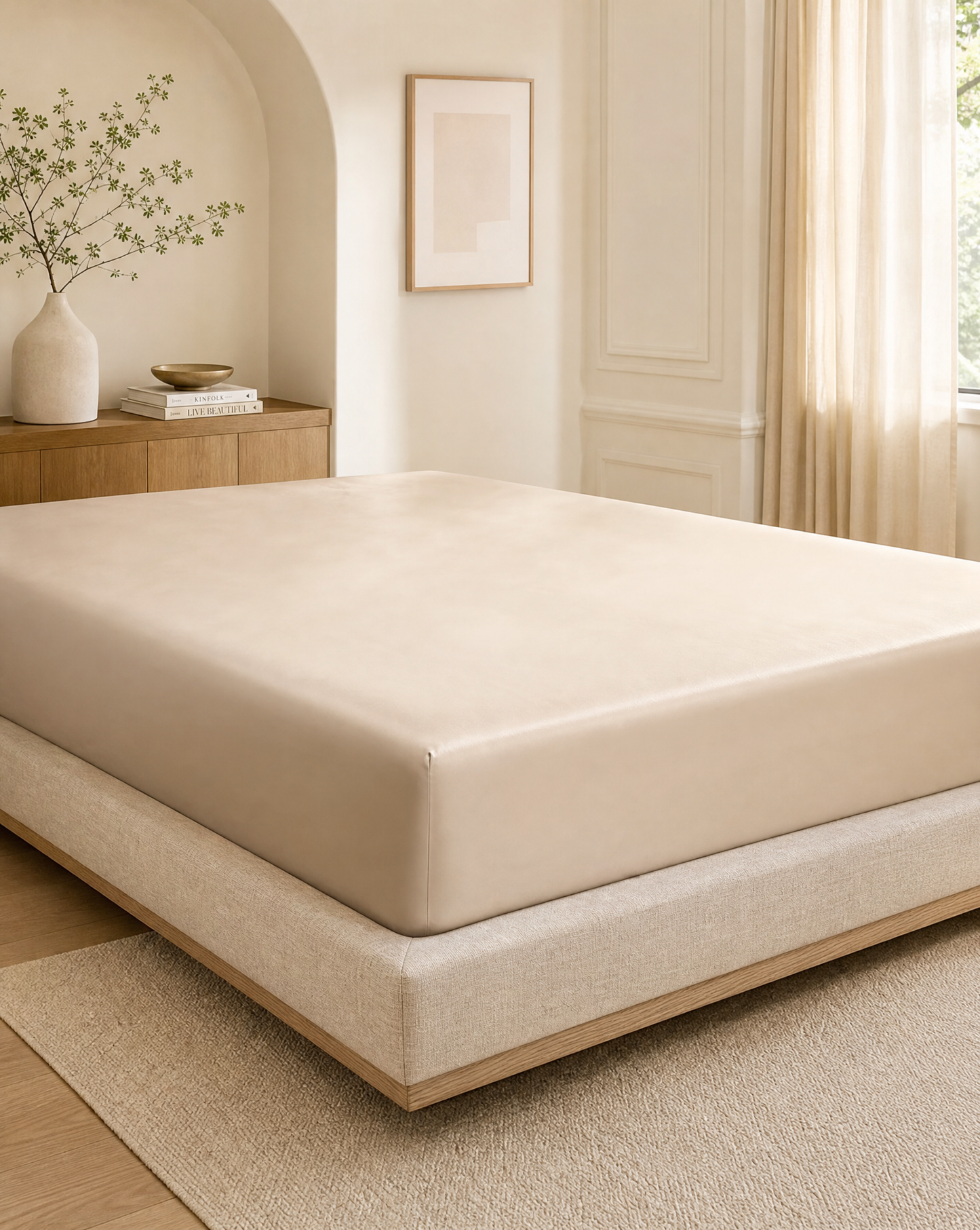 Kummiga lina Soft Ivory